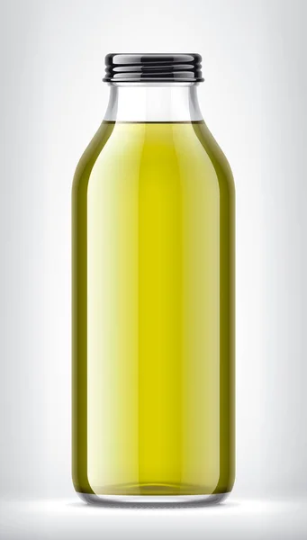 Botella Vidrio Sobre Fondo — Foto de Stock