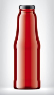 Arkaplanda Renkli Cam Şişe. 