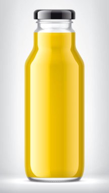 Arkaplanda Cam Şişe. 