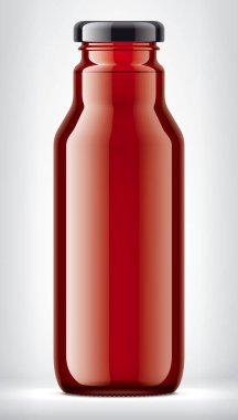 Arkaplanda Renkli Cam Şişe. 