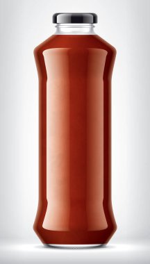 Arkaplanda Cam Şişe. 