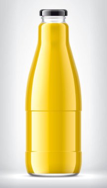 Arkaplanda Cam Şişe. 