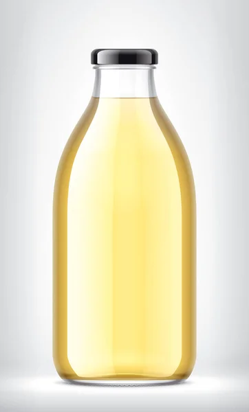 Glass Bottle Background Rendering — Stock Photo, Image