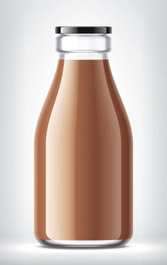 Arkaplanda Cam Şişe. 