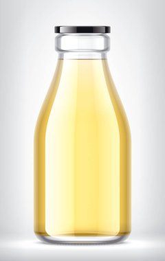 Arkaplanda Cam Şişe. 