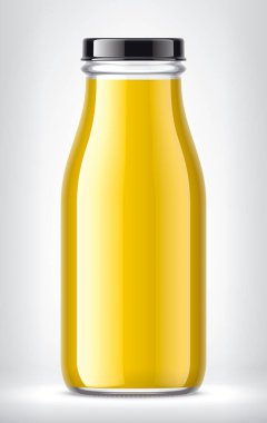 Arkaplanda Cam Şişe. 