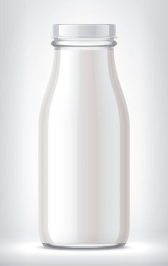 Arkaplanda Cam Şişe. 