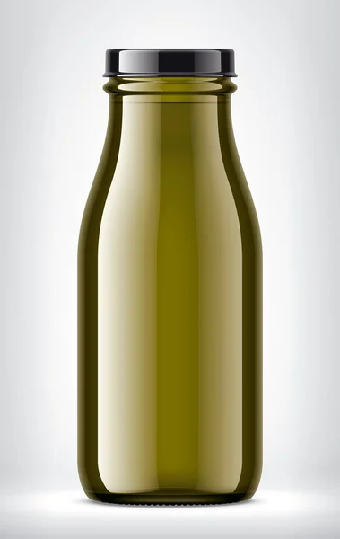 Botella Vidrio Color Sobre Fondo — Foto de Stock