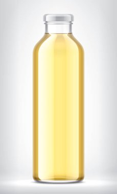 Arkaplanda Cam Şişe. 