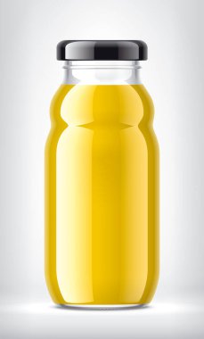 Arkaplanda Cam Şişe. 