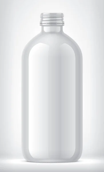 Белая Бутылка Заднем Плане — стоковое фото