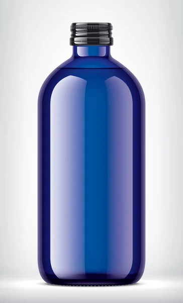 Kleur Glazen Fles Achtergrond — Stockfoto