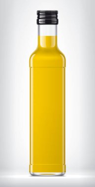 Arkaplanda Cam Şişe. 