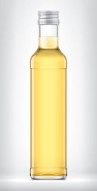 Arkaplanda Cam Şişe. 