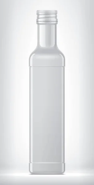 Arkaplanda Beyaz Şişe — Stok fotoğraf