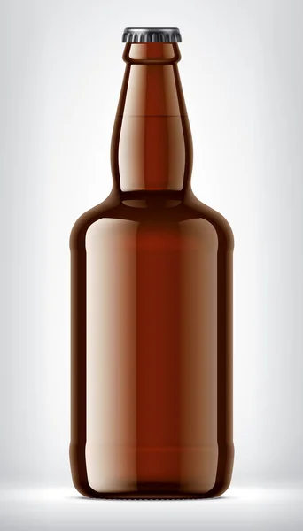 Farbe Glasflasche Auf Hintergrund — Stockfoto