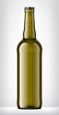 Arkaplanda Renkli Cam Şişe. 