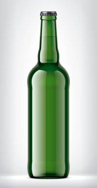 Arkaplanda Renkli Cam Şişe. 