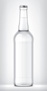 Arkaplanda Cam Şişe. 