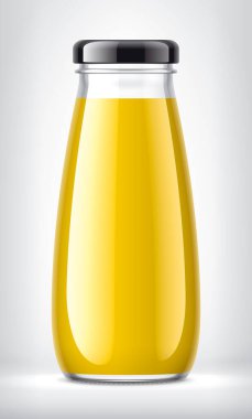 Arkaplanda Cam Şişe. 