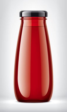 Arkaplanda Renkli Cam Şişe. 