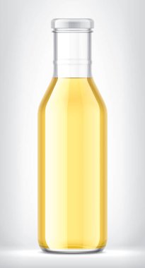 Arkaplanda Cam Şişe.  