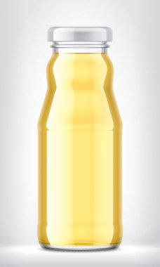 Arkaplanda Cam Şişe. 