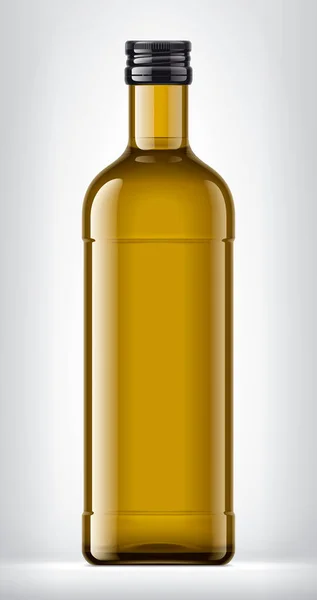 Farbe Glasflasche Auf Hintergrund Vorhanden Darstellung — Stockfoto