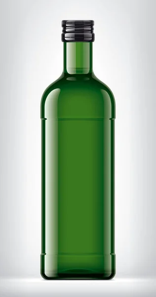 Цветная Стеклянная Бутылка Заднем Плане Рендеринг — стоковое фото