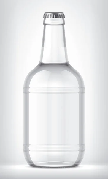 Glasflasche Auf Hintergrund — Stockfoto