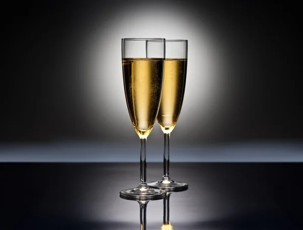 Champagne glasses — Stock Photo, Image