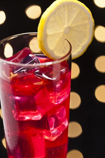 Campari cocktail in Disco setting — Stock Photo, Image