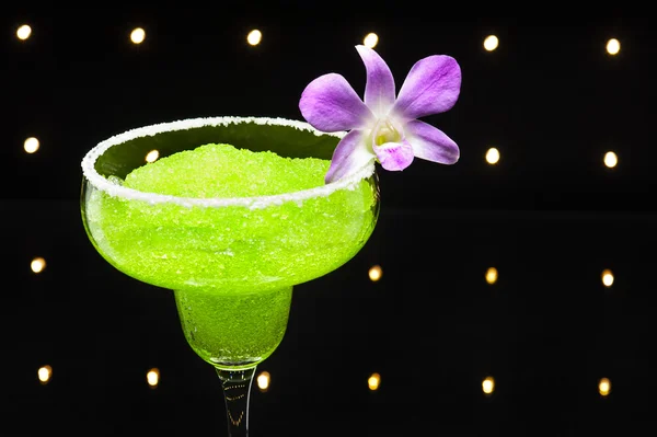 Зеленый коктейль маргариты — стоковое фото