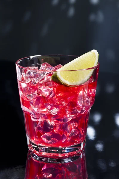 Röd campari cocktail — Stockfoto