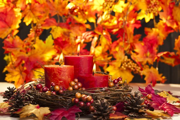 Velas de otoño — Foto de Stock