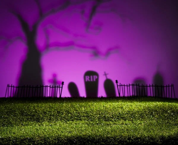 Halloween landschap — Stockfoto