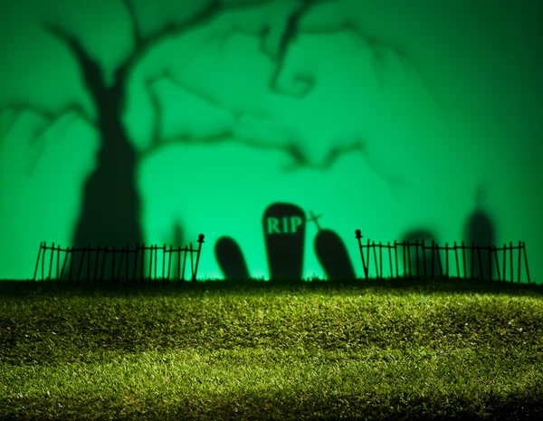 Halloween landschap — Stockfoto