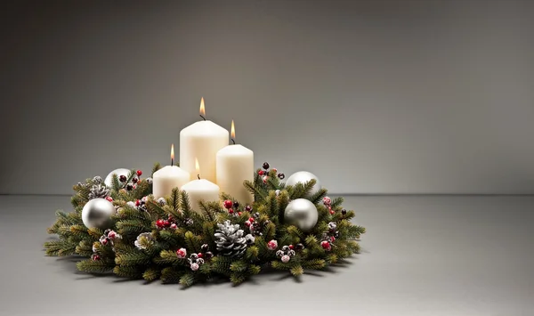 Adventskranz — Stockfoto