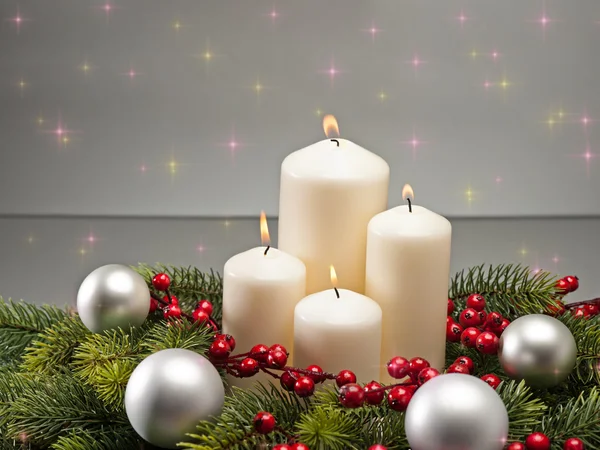 Adventskranz — Stockfoto