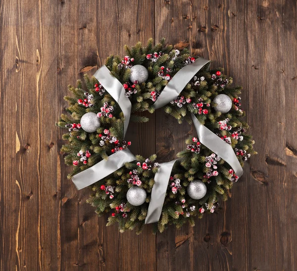 アドベント クリスマスの花輪の装飾 — ストック写真