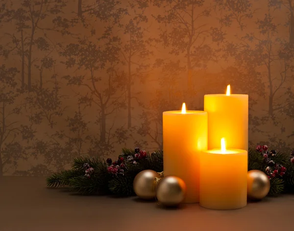 Advent jul krans — Stockfoto