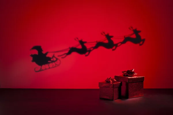 Santas sledge — Stock Photo, Image