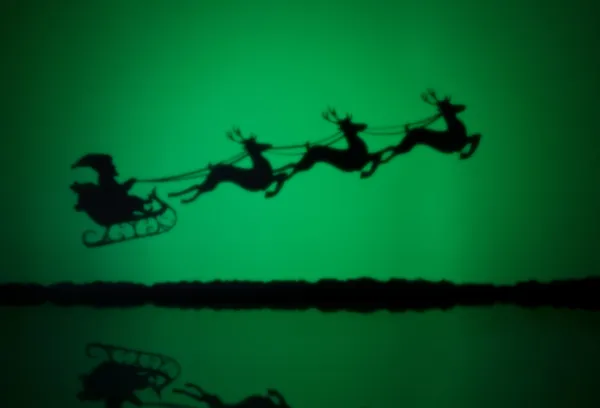 圣诞老人雪橇 — 图库照片