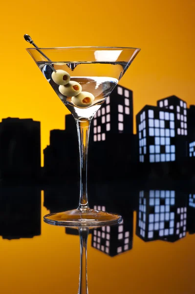 Martini con vodka Metrópolis — Foto de Stock