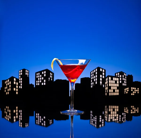Weltstädtischer Cocktail — Stockfoto