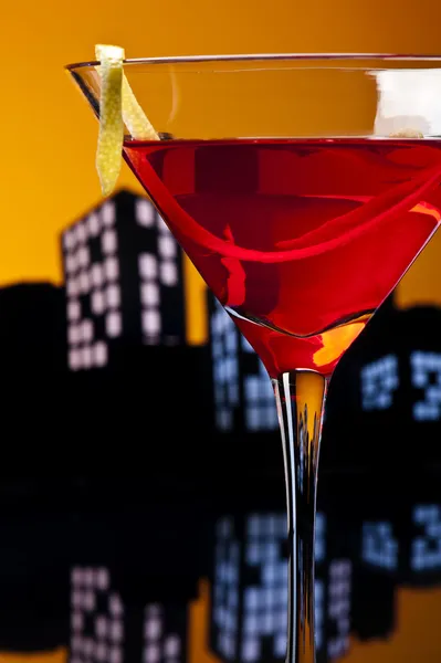 Cocktail Cosmopolitan Metropolis — Fotografia de Stock