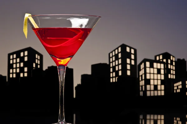 Cocktail Cosmopolitan Metropolis — Fotografia de Stock