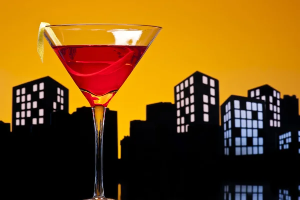 Cocktail Cosmopolitan Metropolis — Fotografia de Stock