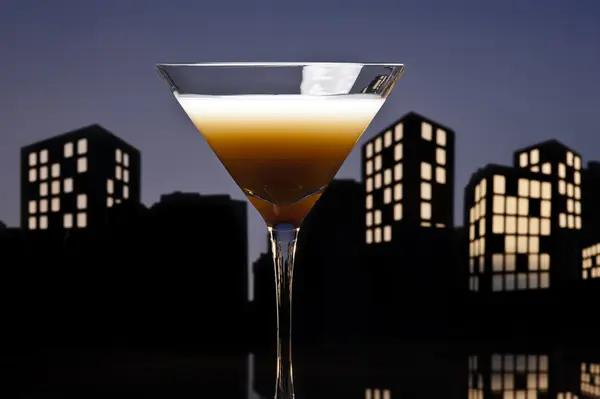 Metropolis kahve martini kokteyl — Stok fotoğraf