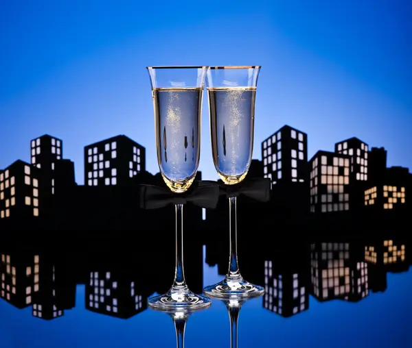 Metropolis Champagne cocktail — Stock Photo, Image